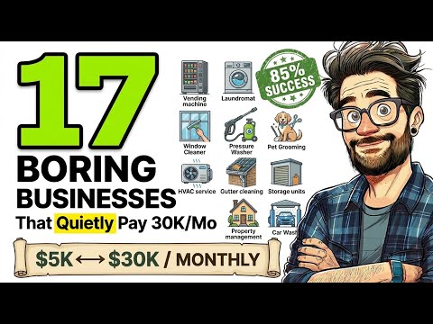 17 Boring Income Paths That Pay $5K–$30K Per Month
