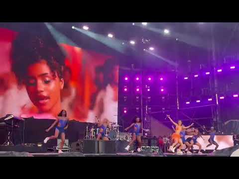 Tyla performing “Getting Late” at Hey Neighbour Festival 2023 in South Africa