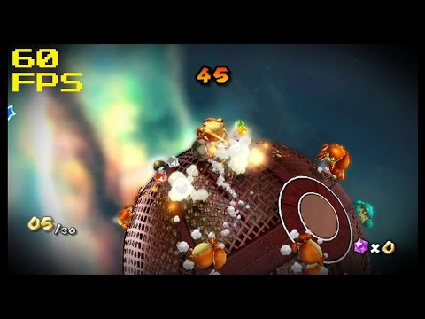 36. [60 FPS] Rolling Crabber Romp - Boulder Bowl Galaxy - Super Mario Galaxy 2