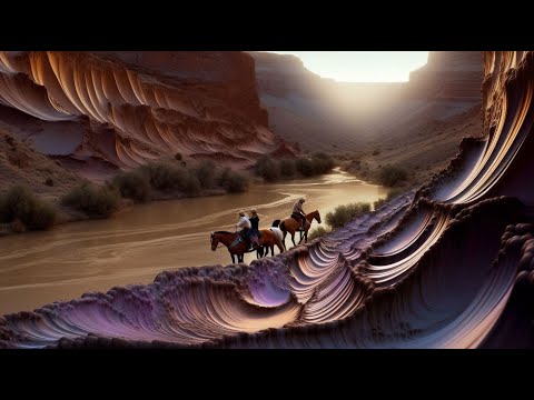 3D Fractal Canyon - Midjourney