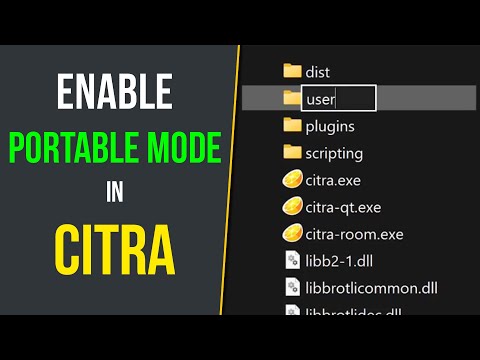 How to Enable Portable Mode in Citra Emulator