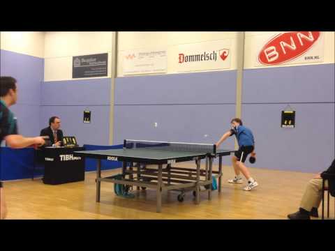 TTV Hilversum 2 - Pecos 2 [ 15-feb-2014 1e divisie ]