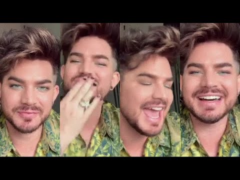 Adam Lambert singing "Don't Stop Me Now" acapella for Spread A Smile