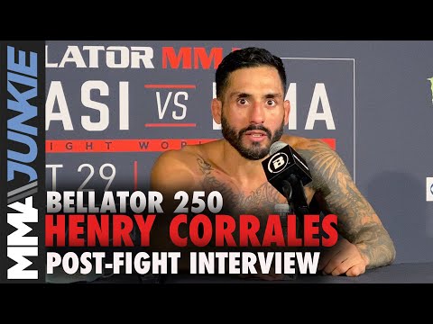 Henry Corrales goes off on Juan Archuleta, announces drop to 135 | Bellator 250 post-fight interview