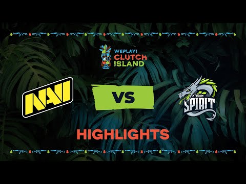 NAVI vs Spirit HIGHLIGHTS l WePlay! Clutch Island