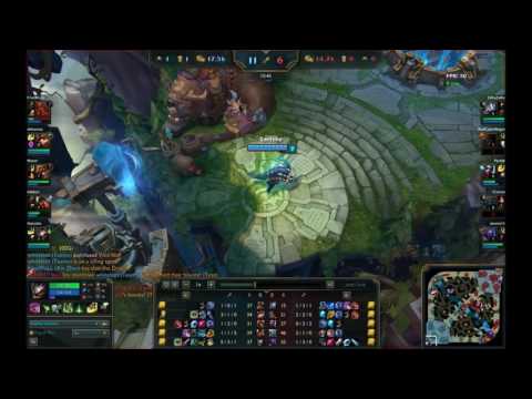 League of Legends Kog'Maw & Nautilus vs Twisted Fate & Zilean