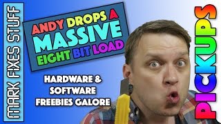 Opening a HUGE free 8-bit Commodore Haul!!