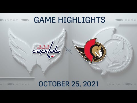 NHL Highlights | Capitals vs. Senators - Oct. 25, 2021