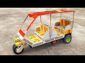 How To Make Tuk Tuk Rickshaw At Home Diy Matchbox Auto Rickshaw
