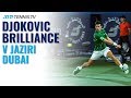 Brilliant Novak Djokovic Points vs Jaziri | Dubai 2020 Highlights