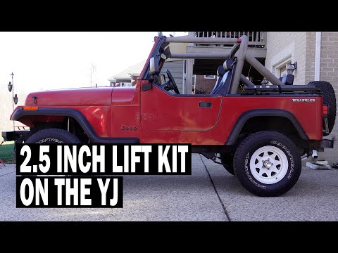 Wrangler YJ Rough Country 2.5 Inch Lift Kit