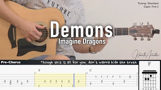 Download lagu Demons - Imagine Dragons | Fingerstyle Guitar | TAB   Chords   Lyrics mp3