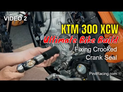 Bike Build | 2024-26 KTM 300 XCW | Fixing the Crooked Crank Seal | Vid 2