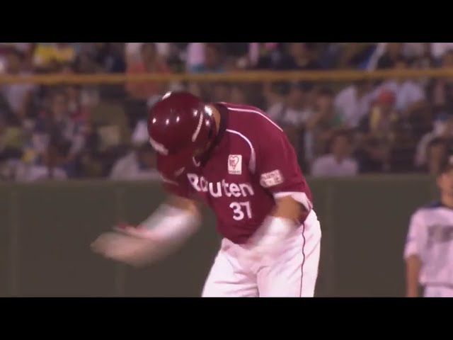 【8回表】イーグルス・嶋 満塁のチャンスに燃えた!! 頼れるキャプテンの2点タイムリー!! 2017/9/5 F-E