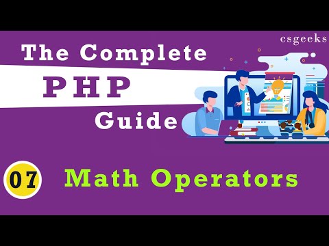 PHP Tutorial 7 Math Operators