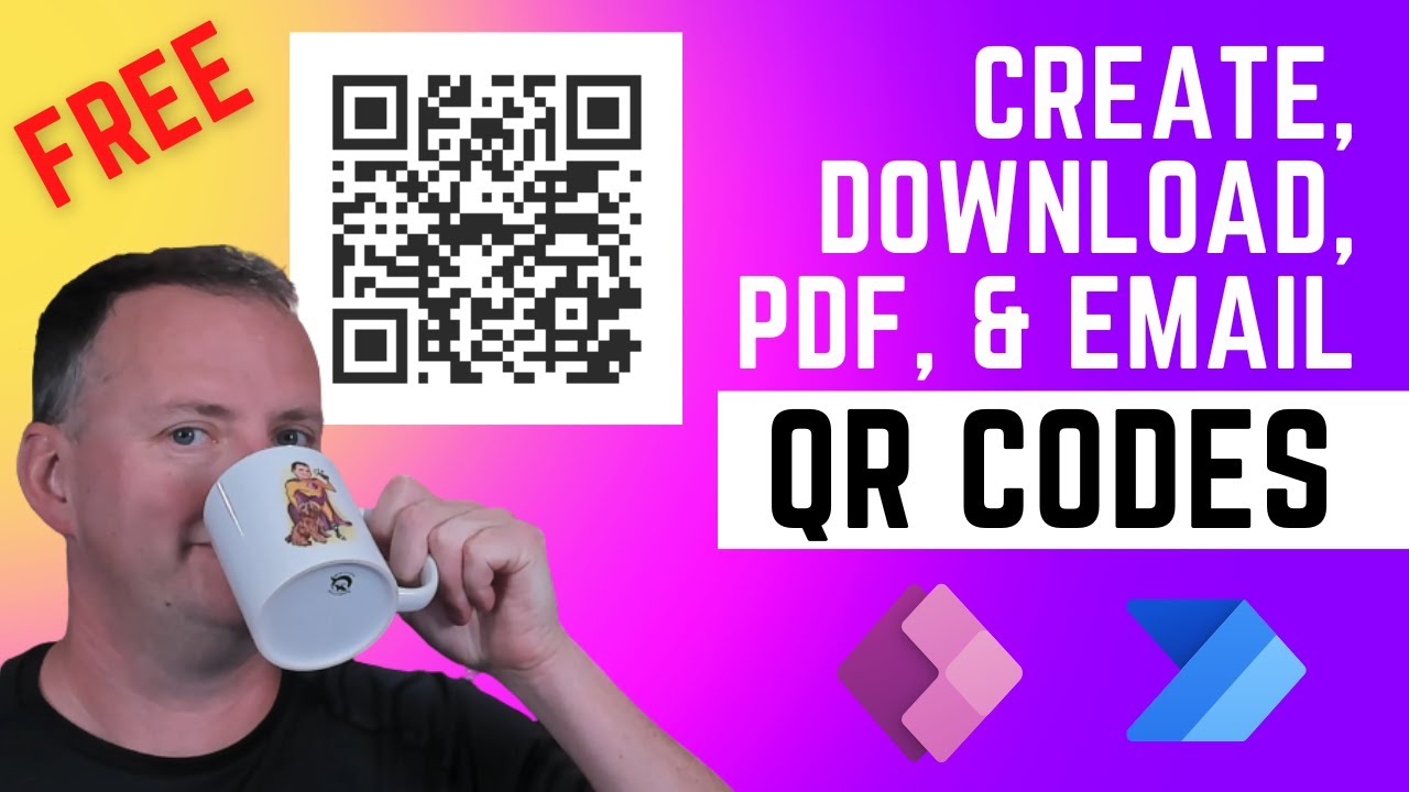 QR Codes in Power Apps - Create, Download, PDF, and Email!