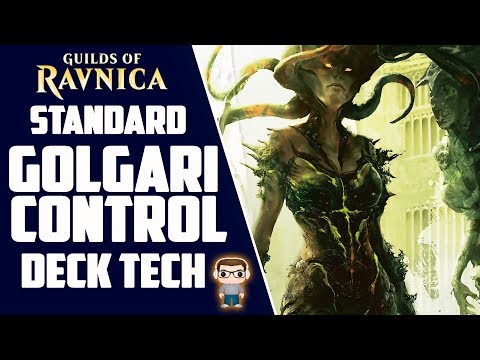 GOLGARI CONTROL Deck Tech - Guilds of Ravnica Standard (MTG) Video