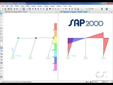 SAP2000 - 21 Static Pushover Analysis: Watch & Learn