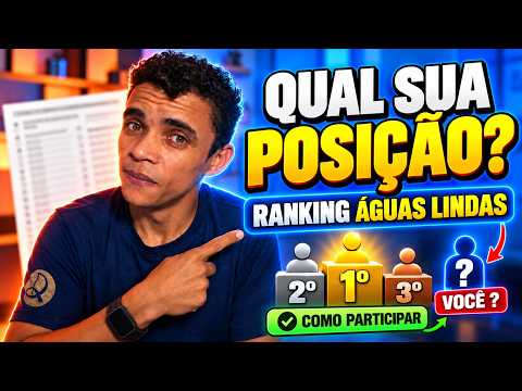 Ranking Águas Lindas 2026: DESCUBRA SUA POSIÇÃO após a prova | JKMA