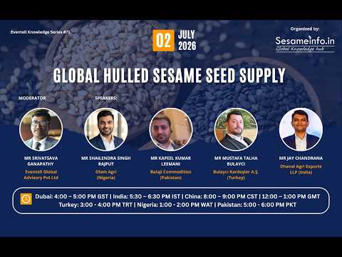 Global Hulled Sesame Seed Supply and Demand