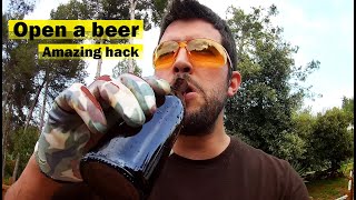 Open a bottle with boots laces. You won't believe it just watch