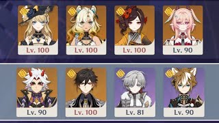 【原神】Ver.7.0 螺旋12層 岩元素女子＆岩元素男子で星9クリア【Genshin Impact】