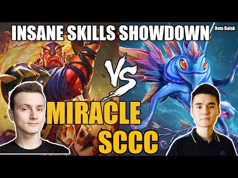 Miracle- [Ember Spirit] vs Sccc [Puck] INSANE SKILLS SHOWDOWN - Dota 2