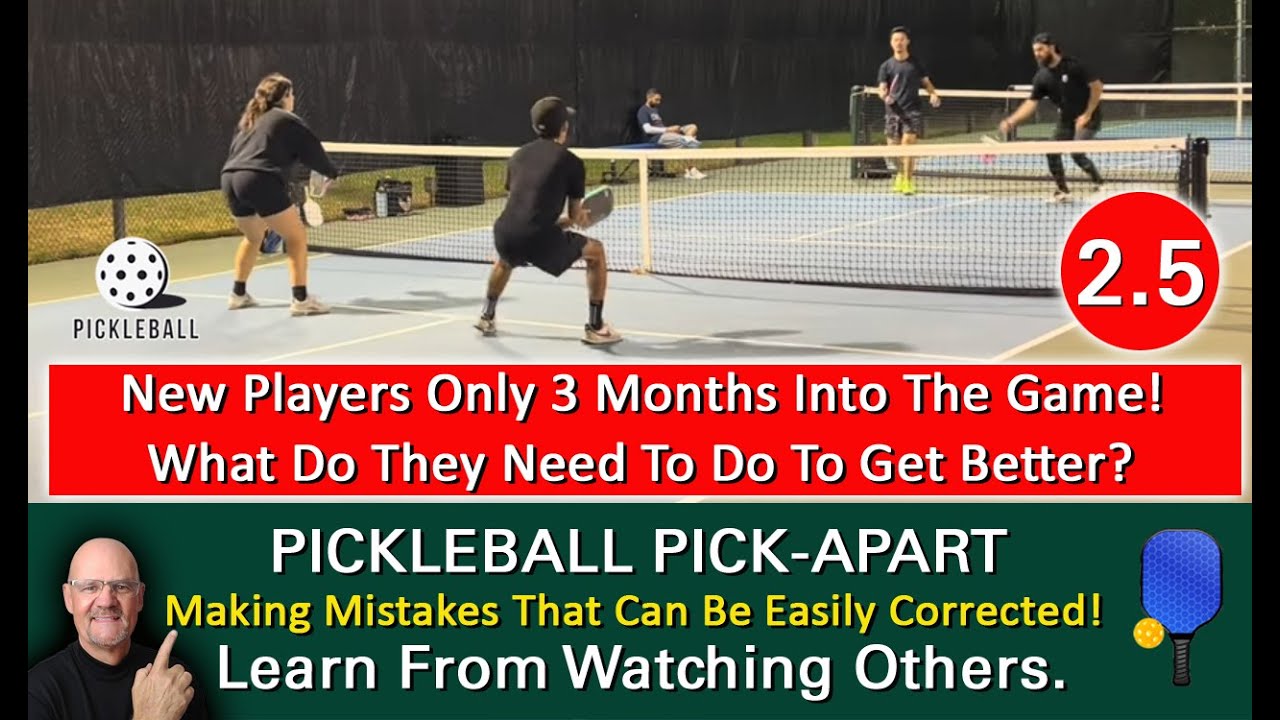 Pickleball! These New Players Are Playing In A 2.5 Level Tournament! How Do You Think They Will Do?