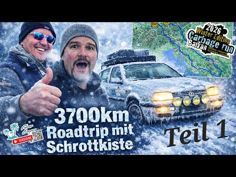 Part 1, Winter Balkan road trip with a junk car