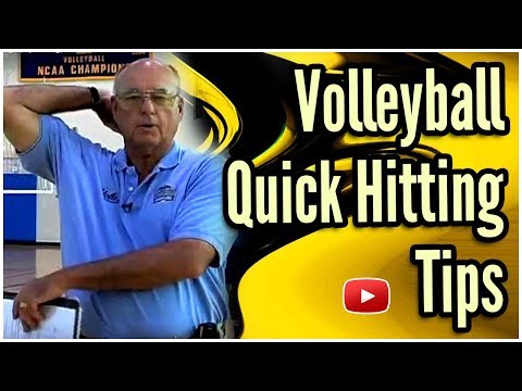 Volleyball - Quick Hitting (Spiking) Skills and Drills - Coach Al Scates