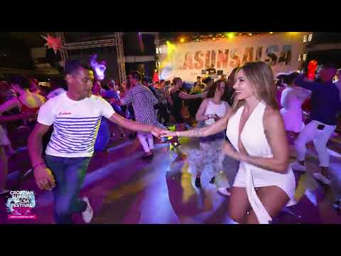Francois Christophe & Alina Vakhner ~ salsa social dancing @ CSSF, Rovinj