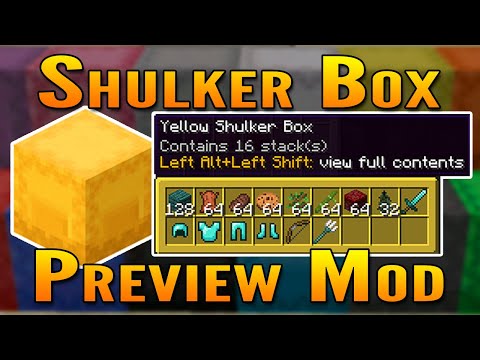 INSANE MOD! ULTIMATE Shulker Box Preview!