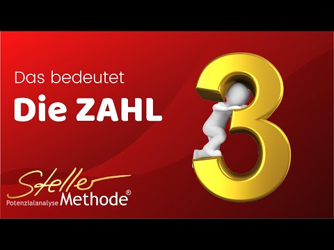 Numerologie 3 🔺 Bedeutung der Zahl Drei erklärt von Edith Steller  Lernen mit der Steller Methode