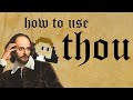 How To Use Thou Thee And Thy