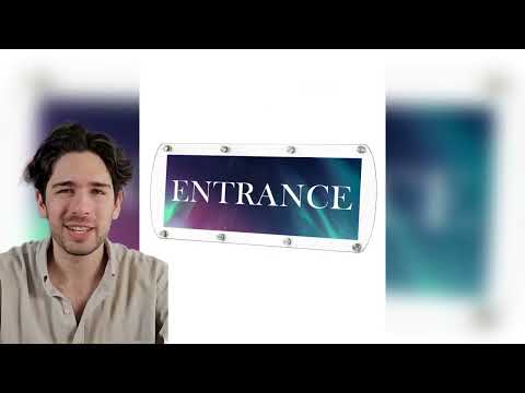 3 Section Sign Holder with Standoff Wall mount