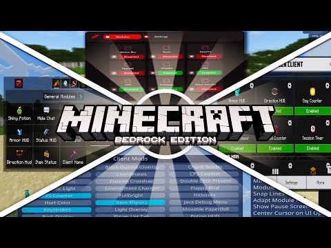 TOP 5 BEST CLIENTS For Minecraft Bedrock Edition 1.20+ (Pocket Edition, Xbox, Windows 11, PS5)
