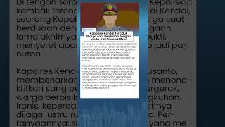 Kapolsek Kendal Terciduk Warga saat Berduaan dengan Janda, Kini Dinonaktifkan