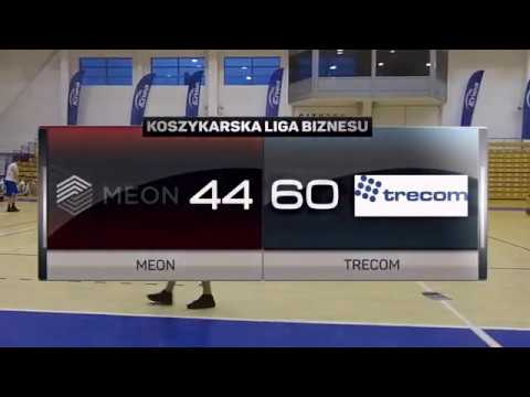 Meon vs Trecom - IX kolejka - II Liga Poznań - Koszykarska Liga Biznesu
