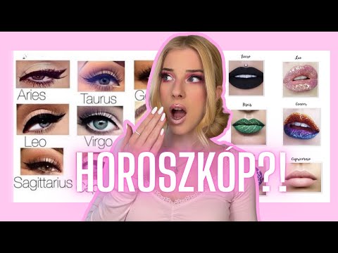 HOROSZKÓPOM VÁLASZTJA KI A SMINKEM ?! 😱 | smink kihívás 