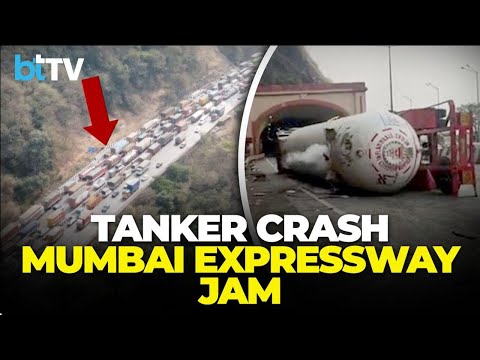 Mumbai–Pune Expressway Paralysed After Gas Tanker Crash, 20 Km Jam