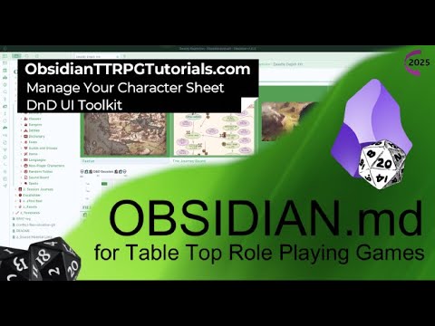Obsidian - DnD UI Toolkit (2025 )