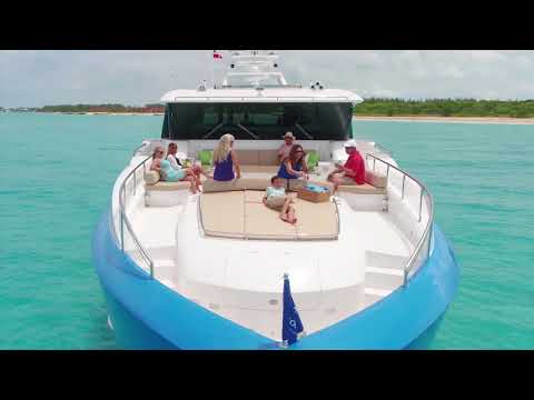 Horizon FD87 Skyline Luxury Yacht - Bahamas Fun