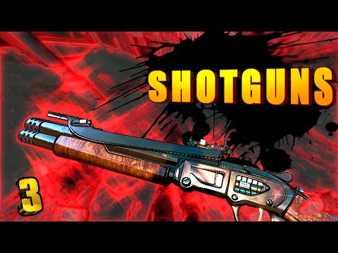 BORDERLANDS 3: All Legendary & Unique Shotguns SHOWCASE/SFX/RELOADS - NO HUD/ALL DLC