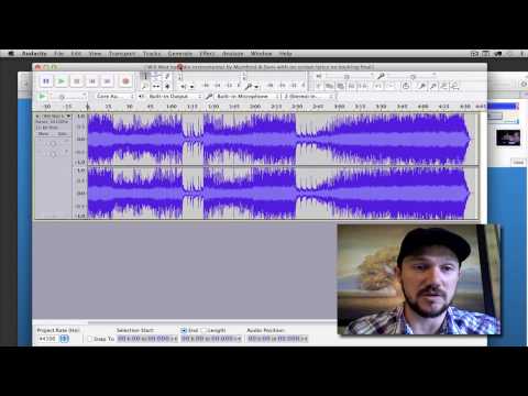 Record Singing to a Karaoke Backing Track using Audacity