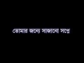 Tomar Jonno Sajano Sopne Lofi Song || No Copyright Song || Black Screen Status #lyrics #lofi #bangla