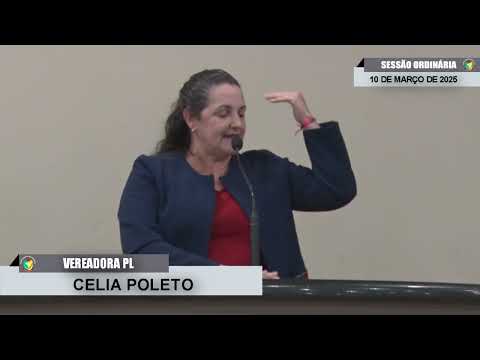 CMBTE - USO DE TRIBUNA PELA VEREADORA CELIA POLETO - PL