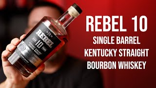 Rebel 10 Single Barrel Kentucky Straight Bourbon Whiskey