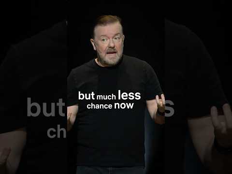 Getting old. #RickyGervais #Mortality