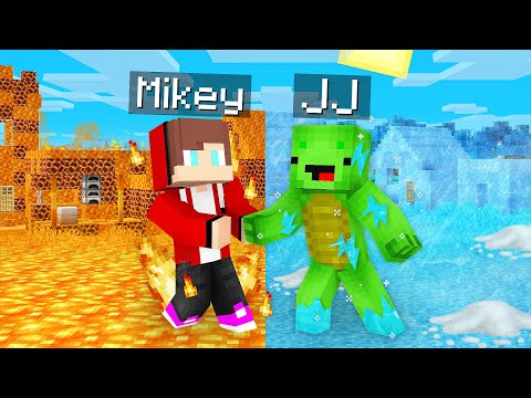Insane Minecraft Village Survival Battle: Mikey vs JJ