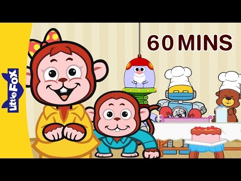 Five Little Monkeys Jumping on the Bed and More Nursery Rhymes | By Little Fox